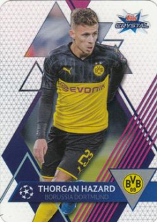 Thorgan Hazard Borussia Dortmund 2019/20 Topps Crystal Champions League Base card #33